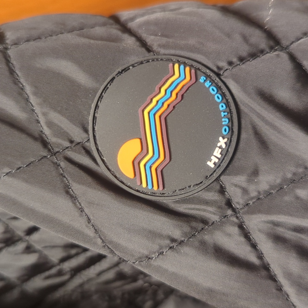 HFX Outdoors Women's Black Hooded Quilted Jacket Size Medium‎ Like New - Picture 4 of 10
